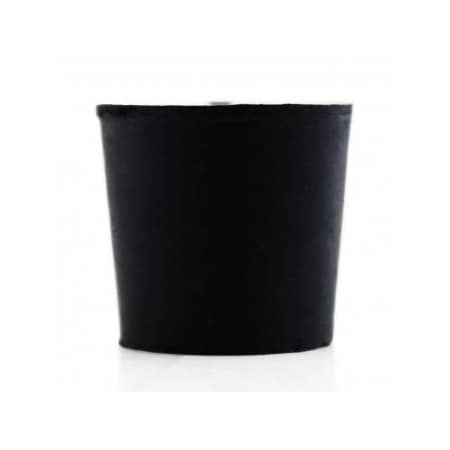 United Scientific Laboratory Grade Rubber Stopper, Black SBR Rubber, Size No 5, 27 x 23 x 25mm, 24 per Package, 24PK 259150-5